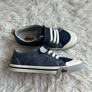 See Kai Run Stevie II Navy Denim Sneaker New In Box Size 2.5